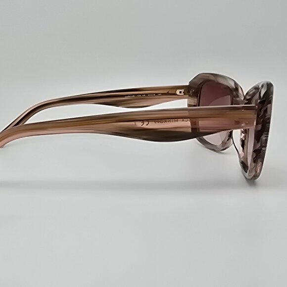 Rebecca Minkoff Lark 4/S Pink Horn Frame Pink Brown Gradient Lens Sunglasses main image 13